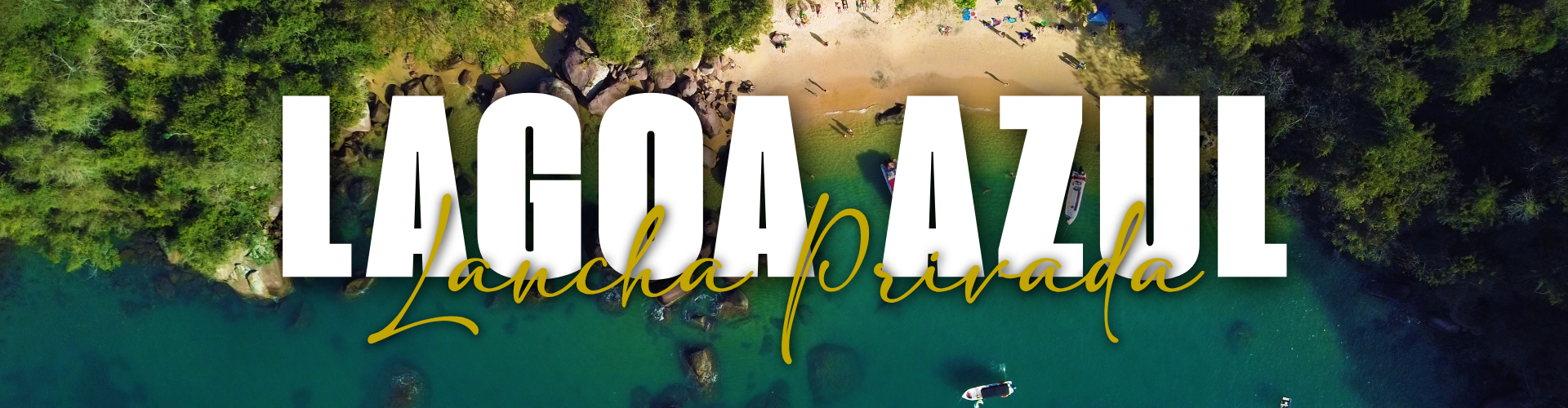 Aluguel de Lancha Privativa – Roteiro Lagoa Azul (até 13 pessoas)